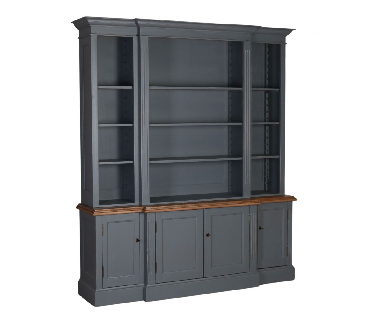 SIbley ECS breakfront bookcase chimney sweep grey 