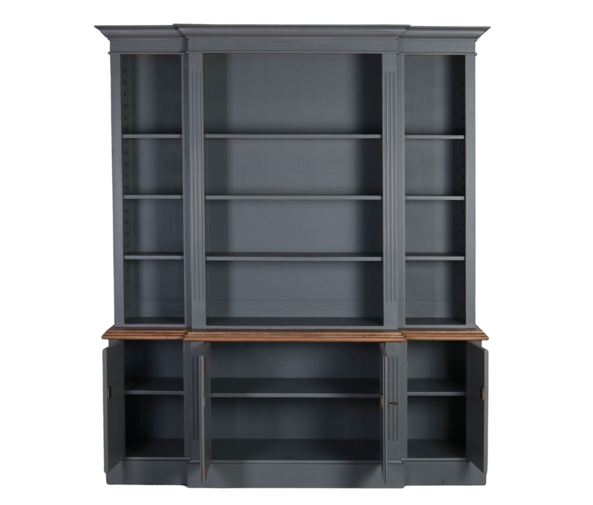 SIbley ECS breakfront bookcase chimney sweep grey 