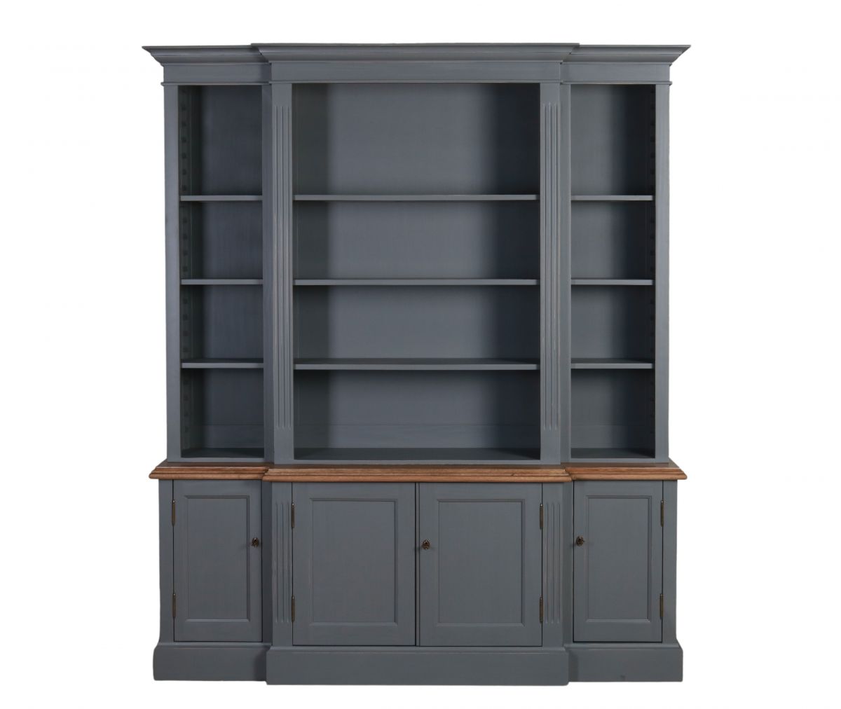 SIbley ECS breakfront bookcase chimney sweep grey 