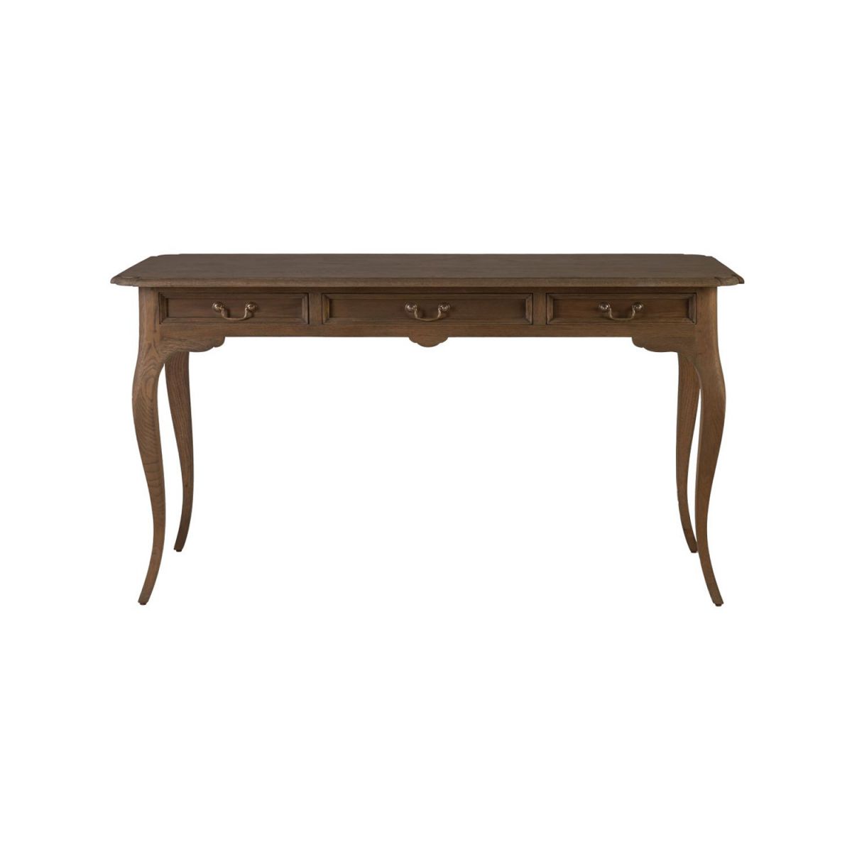 Block & Chisel solid railway oak writing table