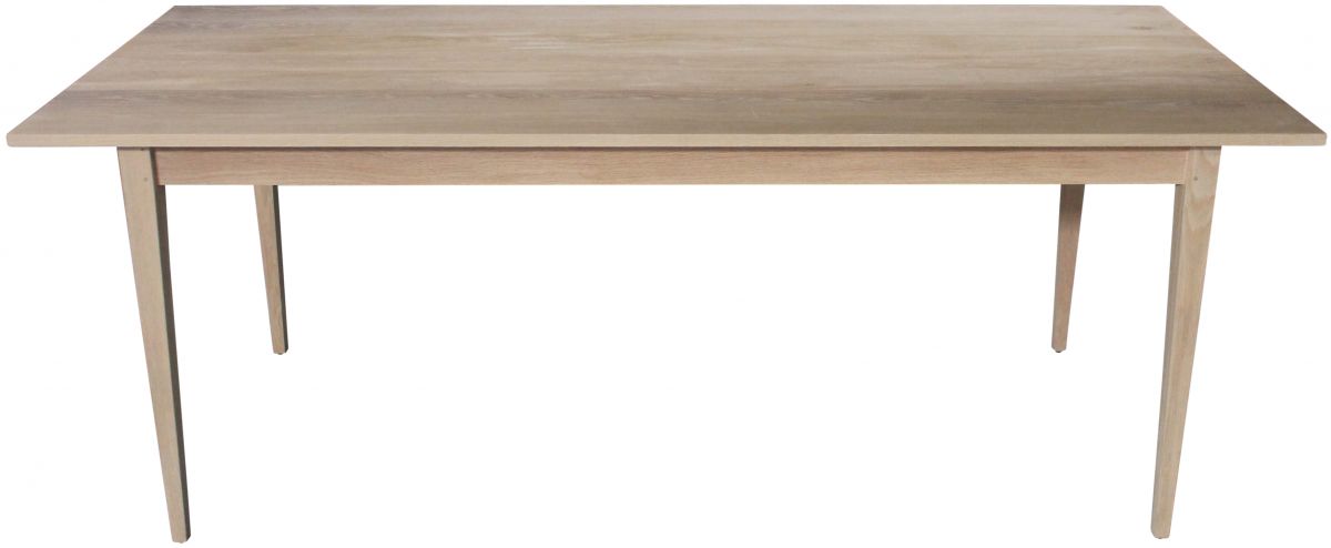 Block & Chisel rectangular natural wooden dining table