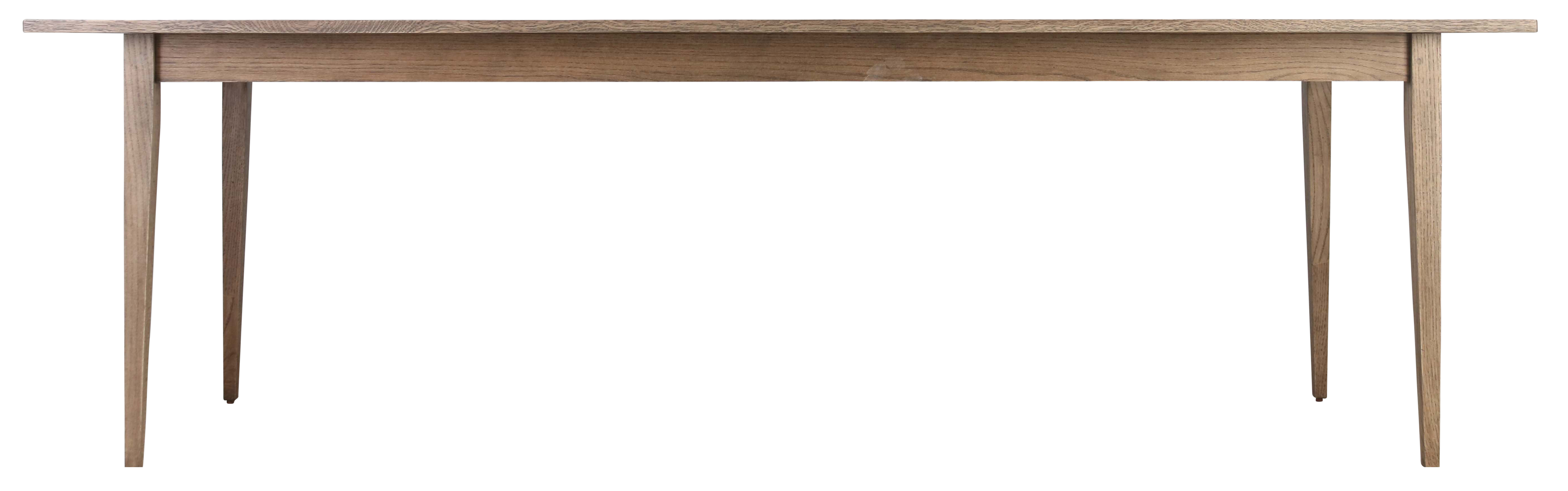 Block & Chisel rectangular solid antique weathered oak dining table