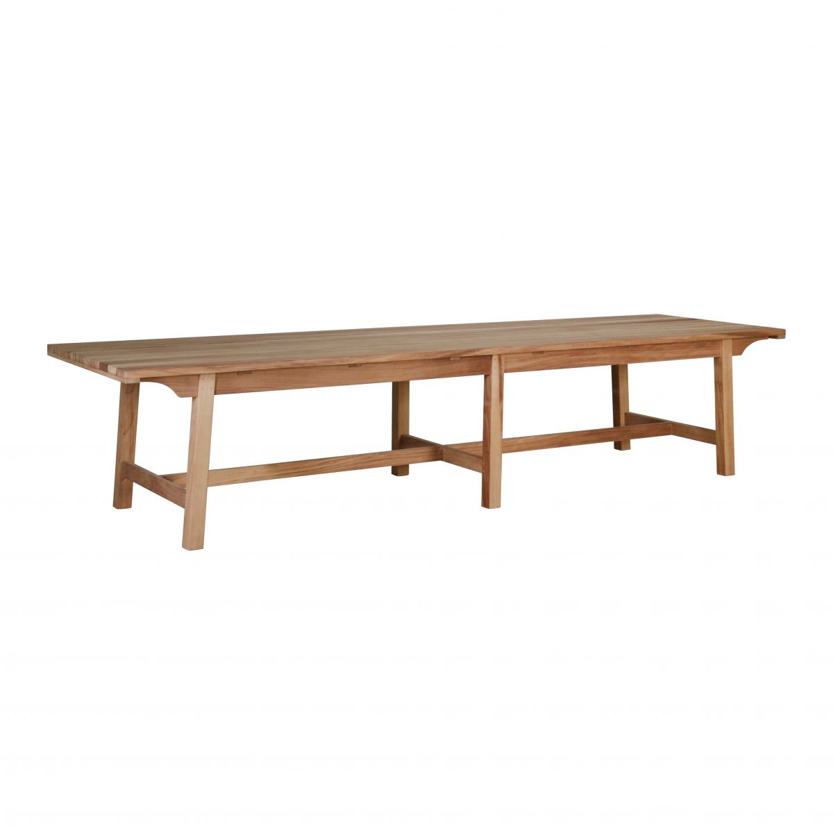 Block and chisel outdoor dining table 