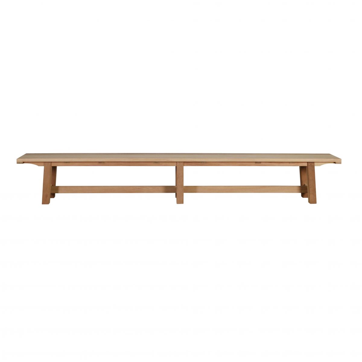 block and chisel outdoor bench