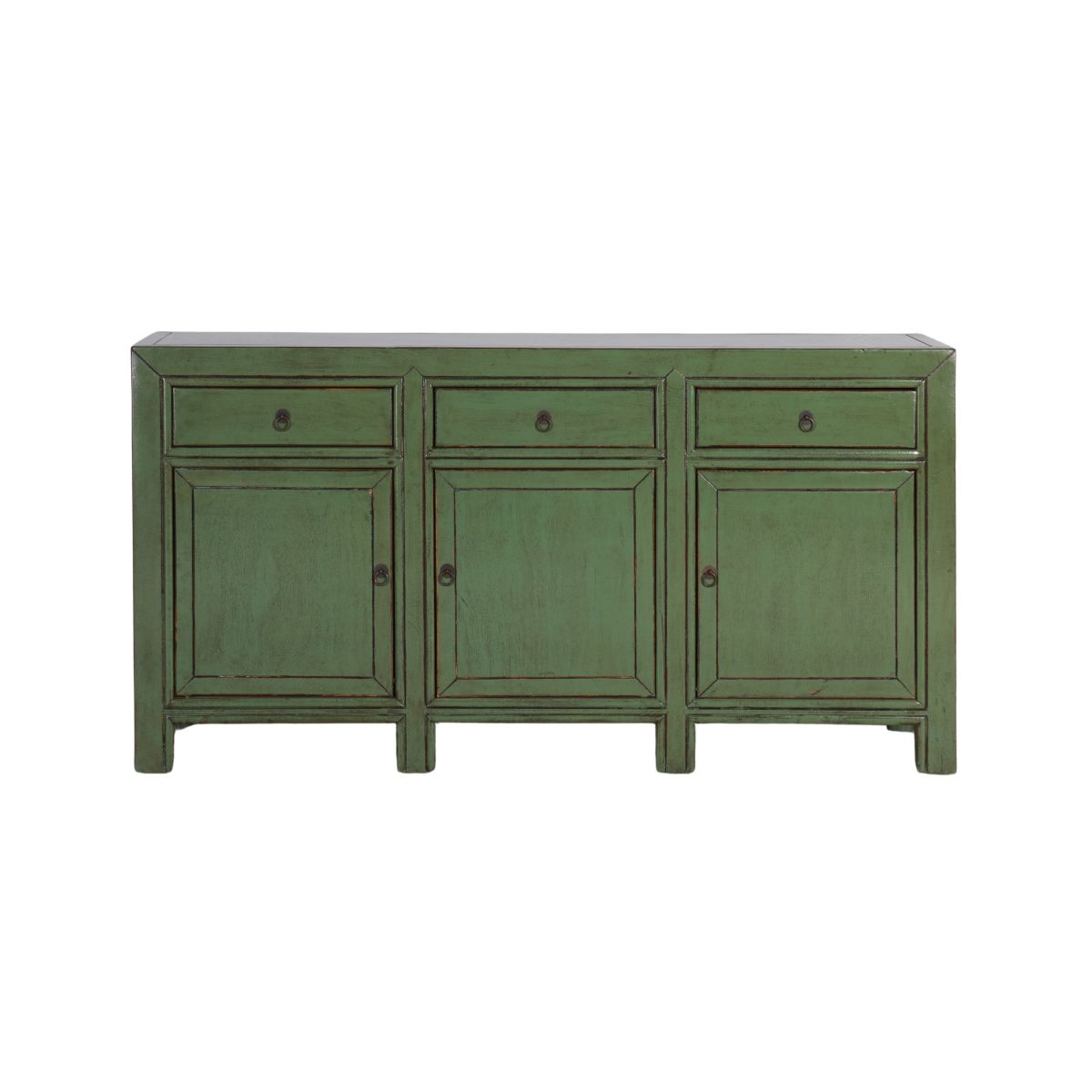 3 door 3 drawer lacquered sideboard