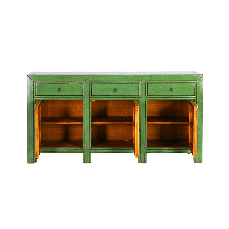 3 door 3 drawer lacquered sideboard