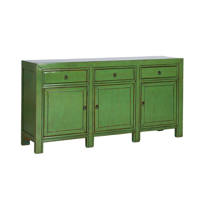 3 door 3 drawer lacquered sideboard