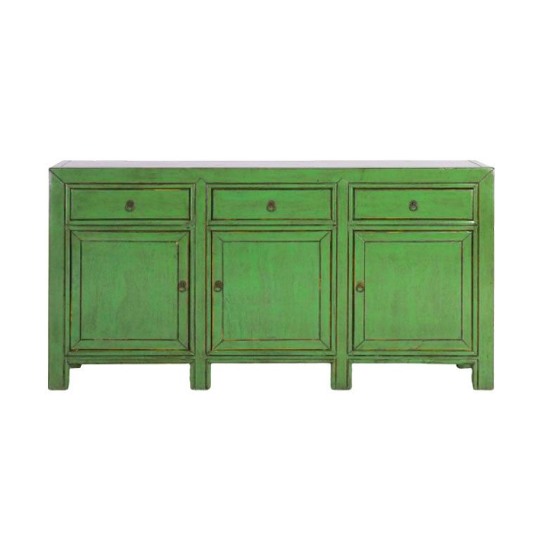 3 door 3 drawer lacquered sideboard