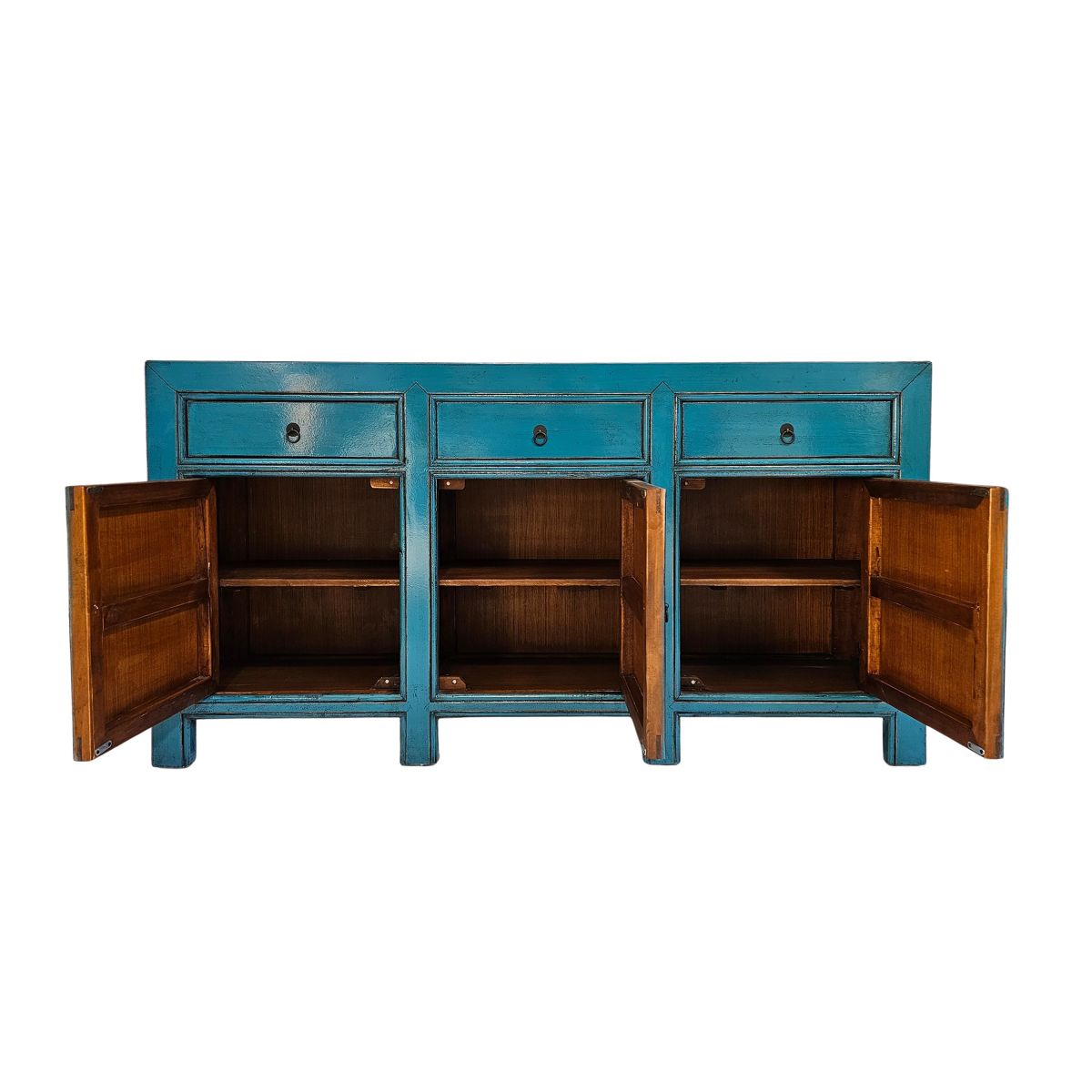 3 door 3 drawer lacquered sideboard