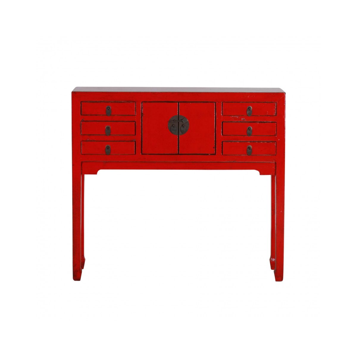 Painted console with storage 