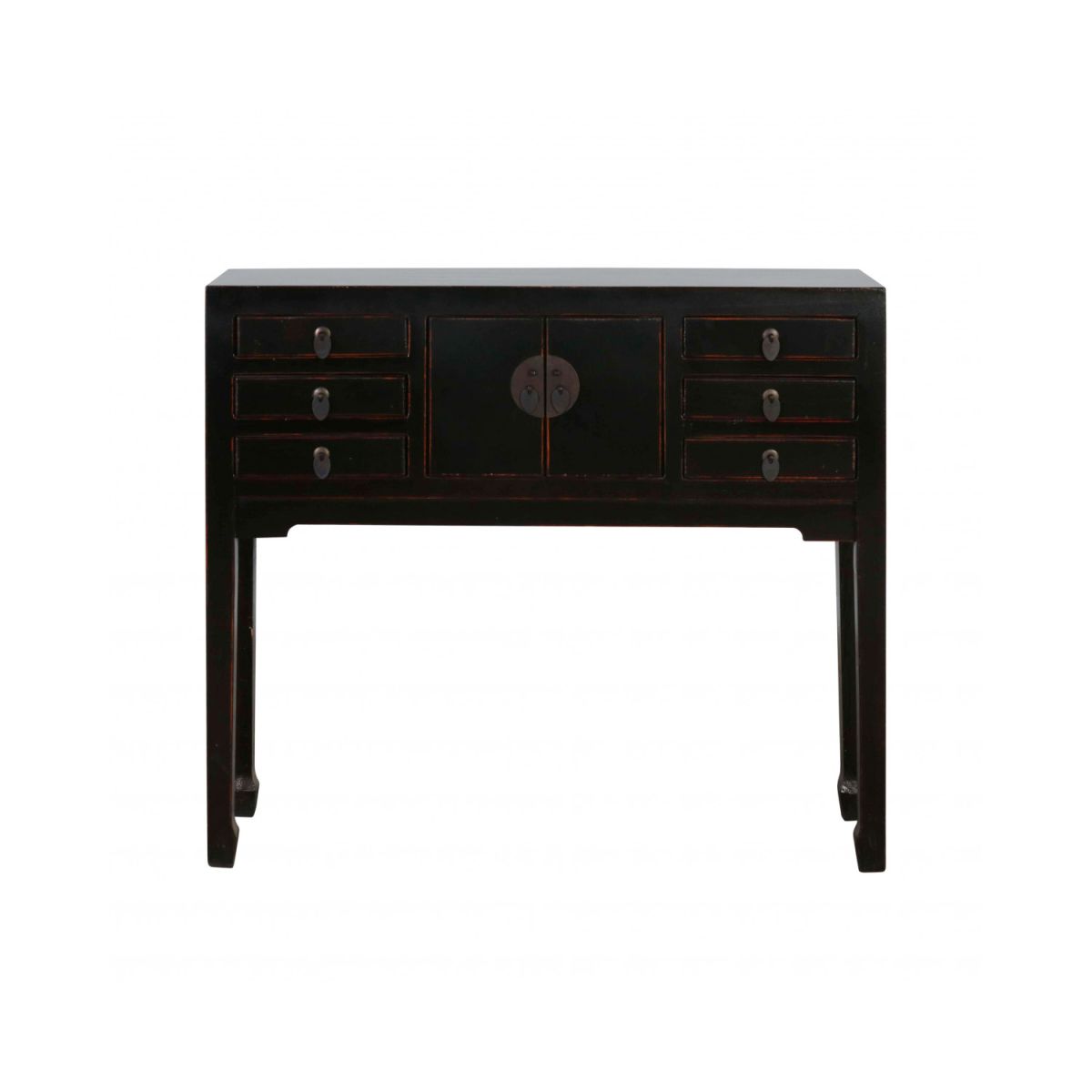 Painted console with storage 