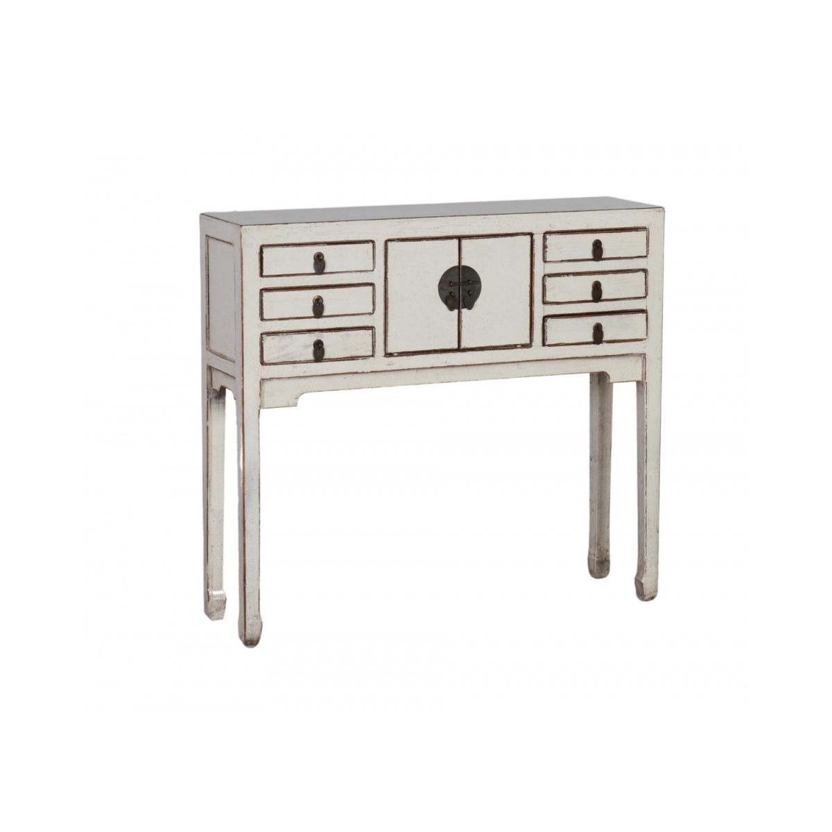 Painted console with storage 
