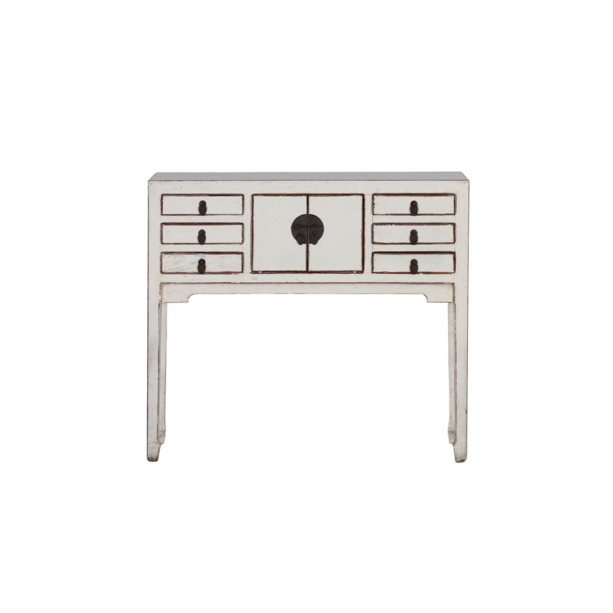 Painted console with storage 