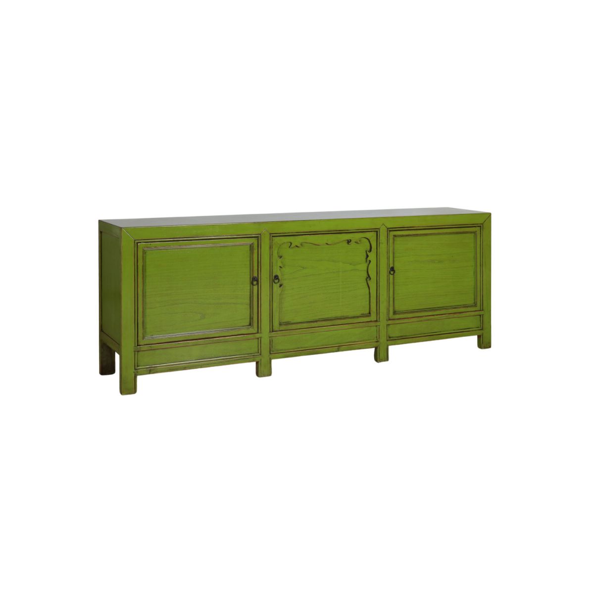 3 door painted lacquered sideboard with storage