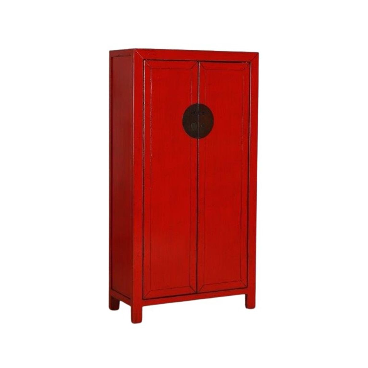 Indochine cupboard with shelving lacquered finish