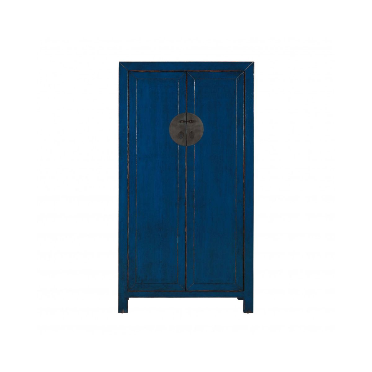 Indochine cupboard with shelving lacquered finish