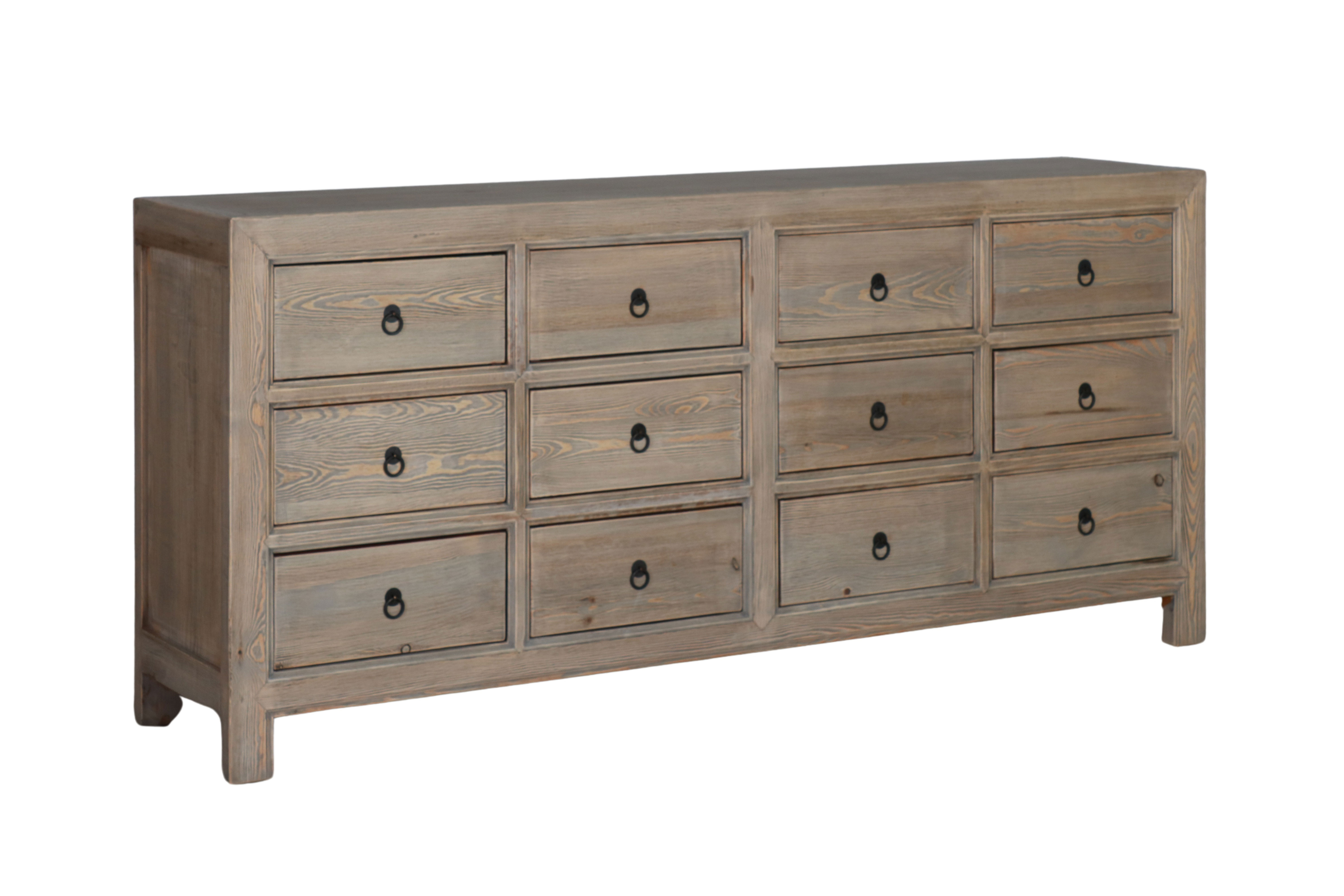 12 drawer natural sideboard 