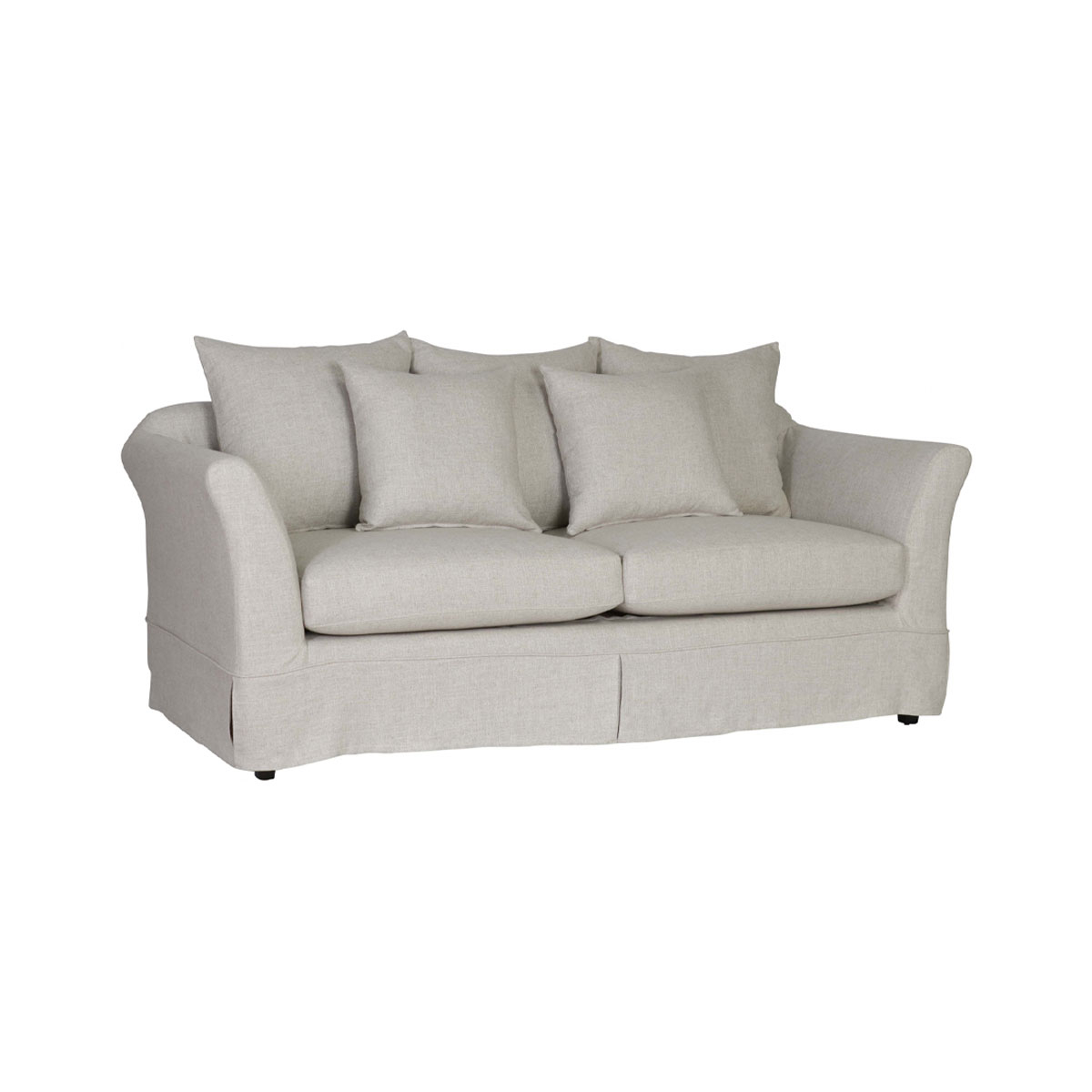 Block & Chisel Yale linen upholstered 2.5 seater sofa