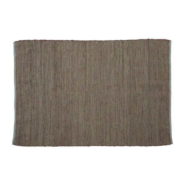 Block & Chisel natural jute carpet with pink detail