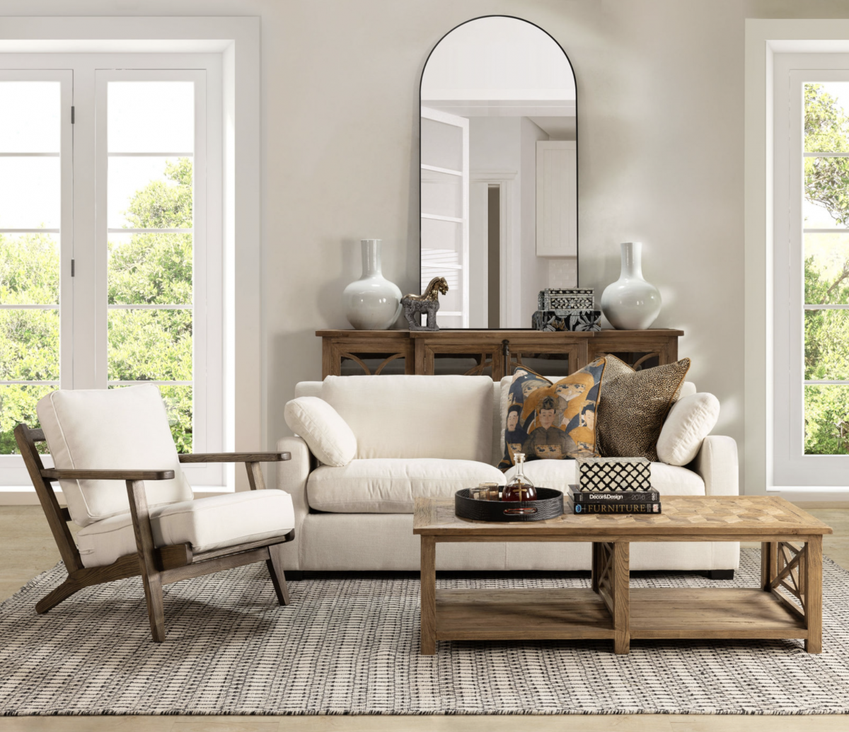 Oversized 2 seater sofa 