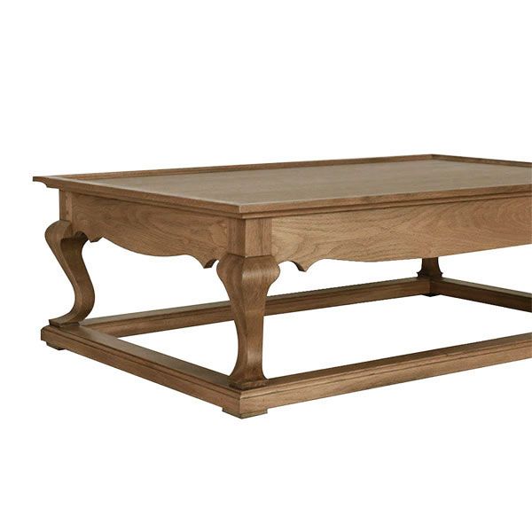 Shanghai coffee table in weathered oak