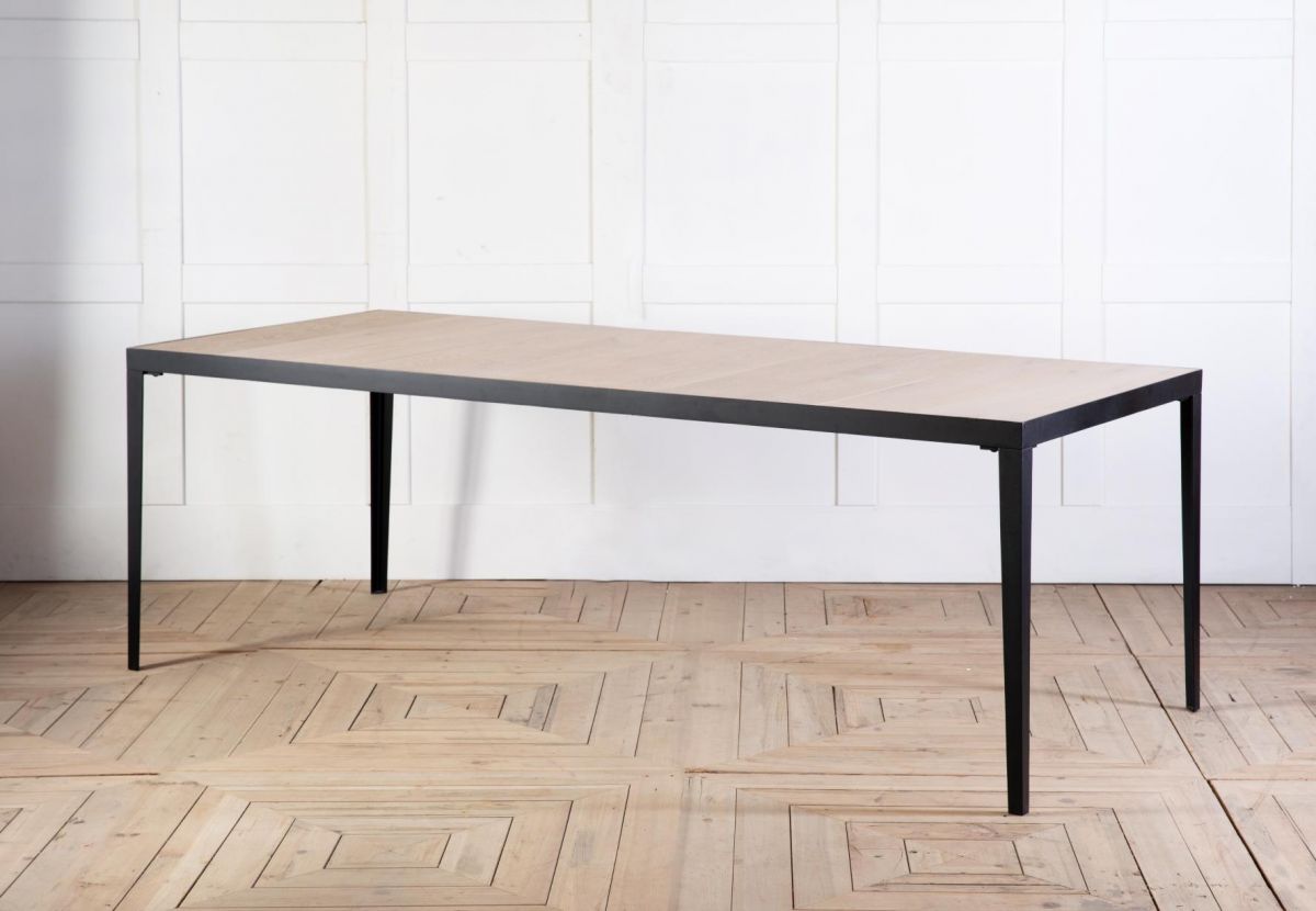 metal and wood Shard contemporary dining table made in south africa