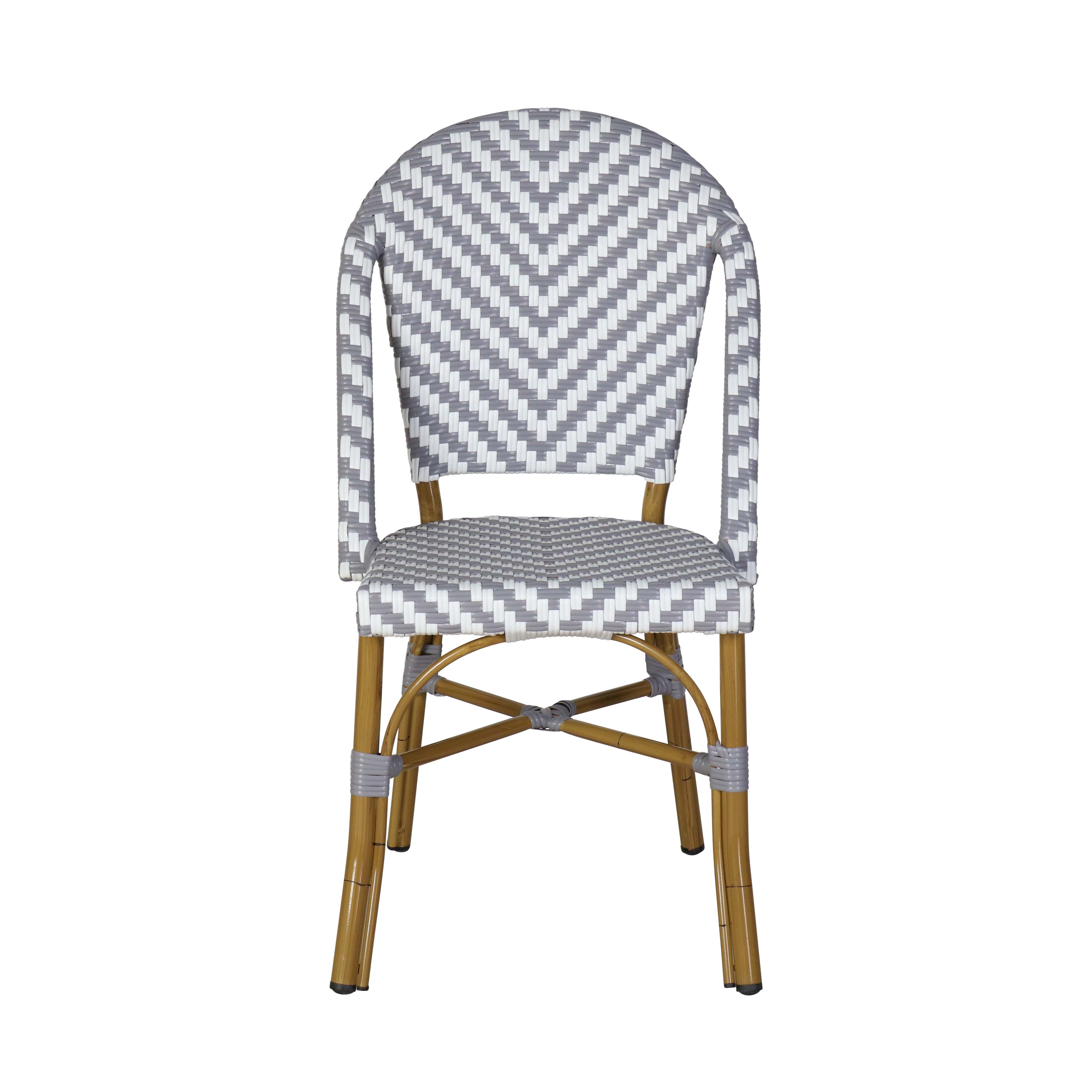 Grey and white Brioche outdoor chair 