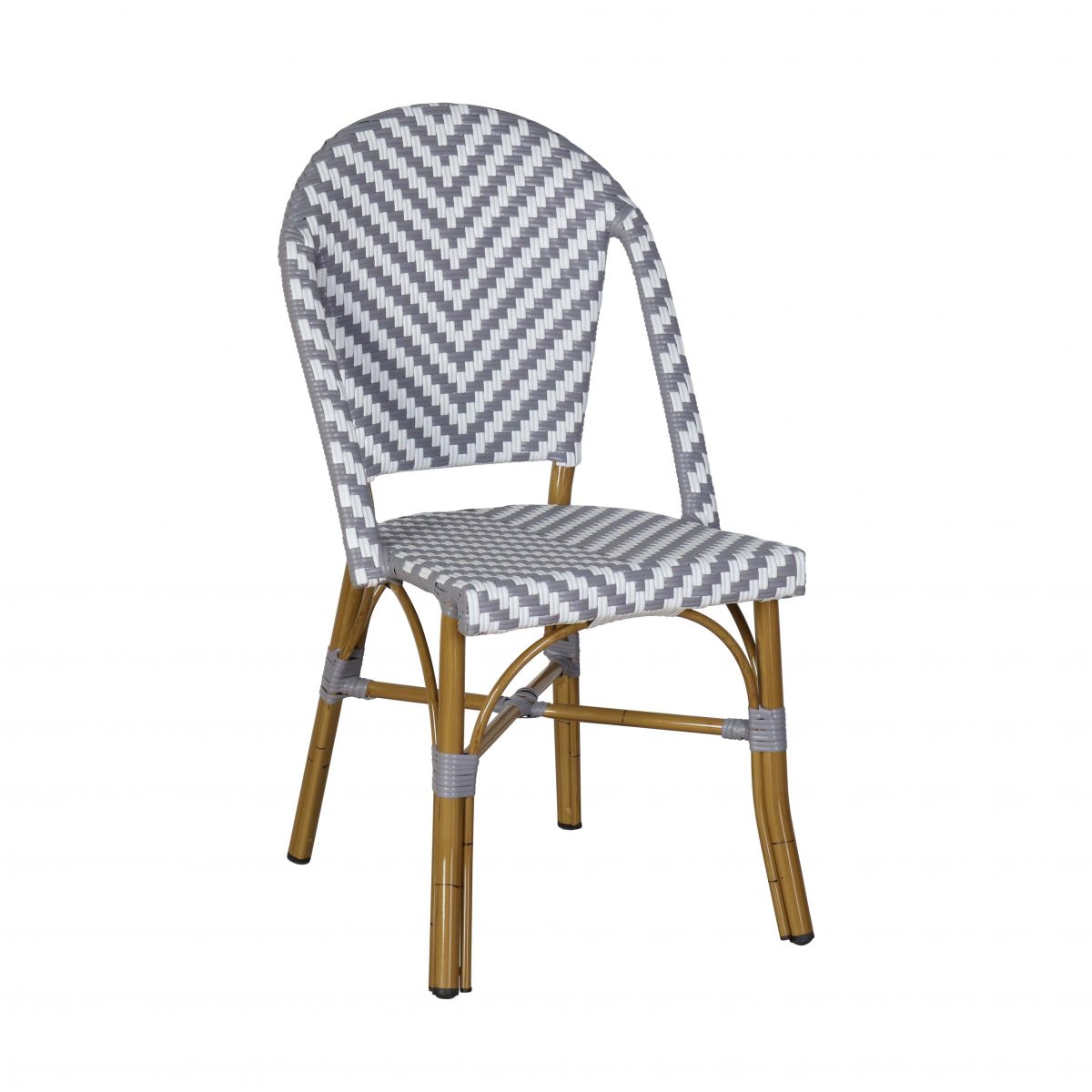 Grey and white Brioche outdoor chair 