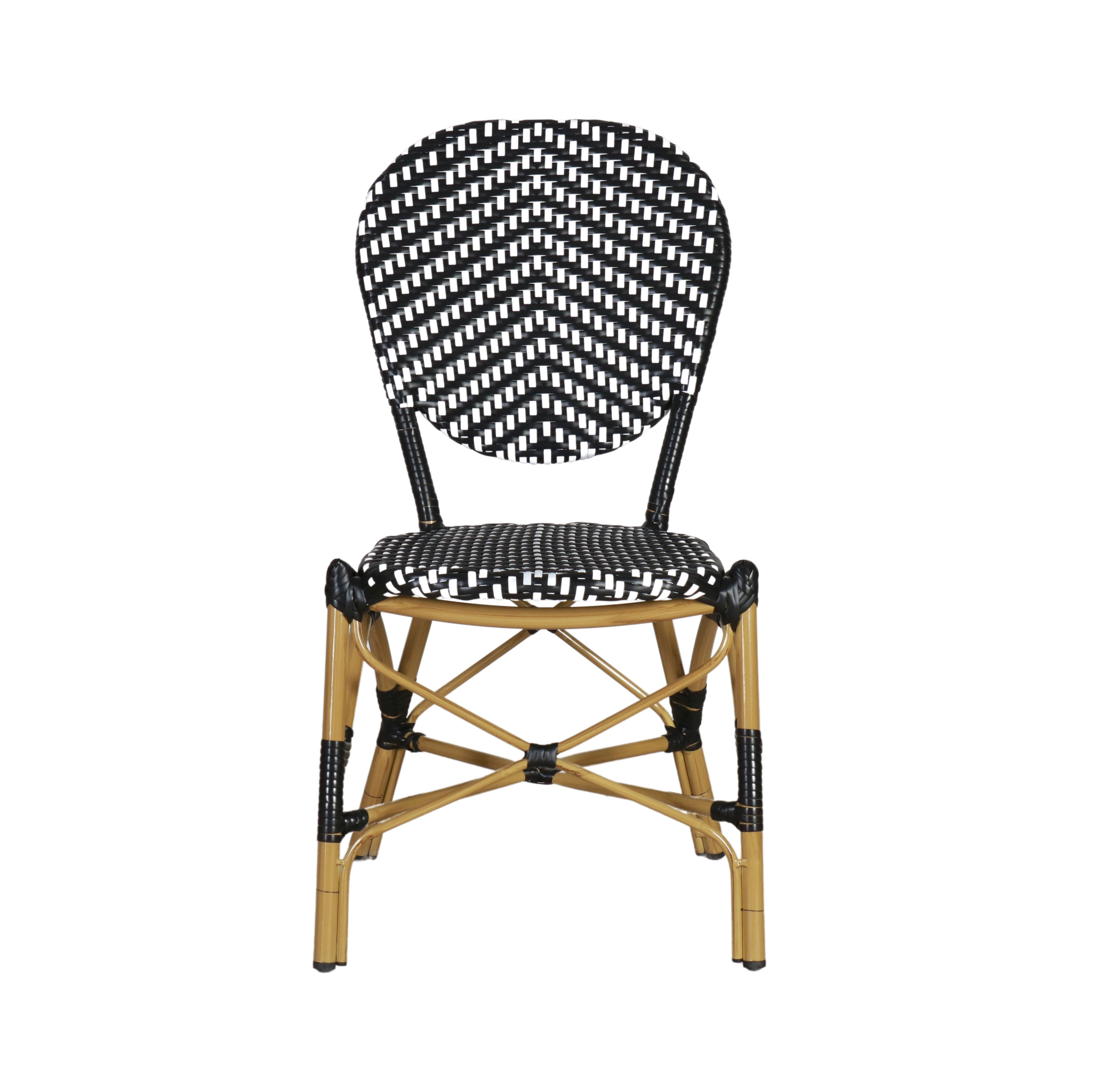 black and white brioche dining chair 