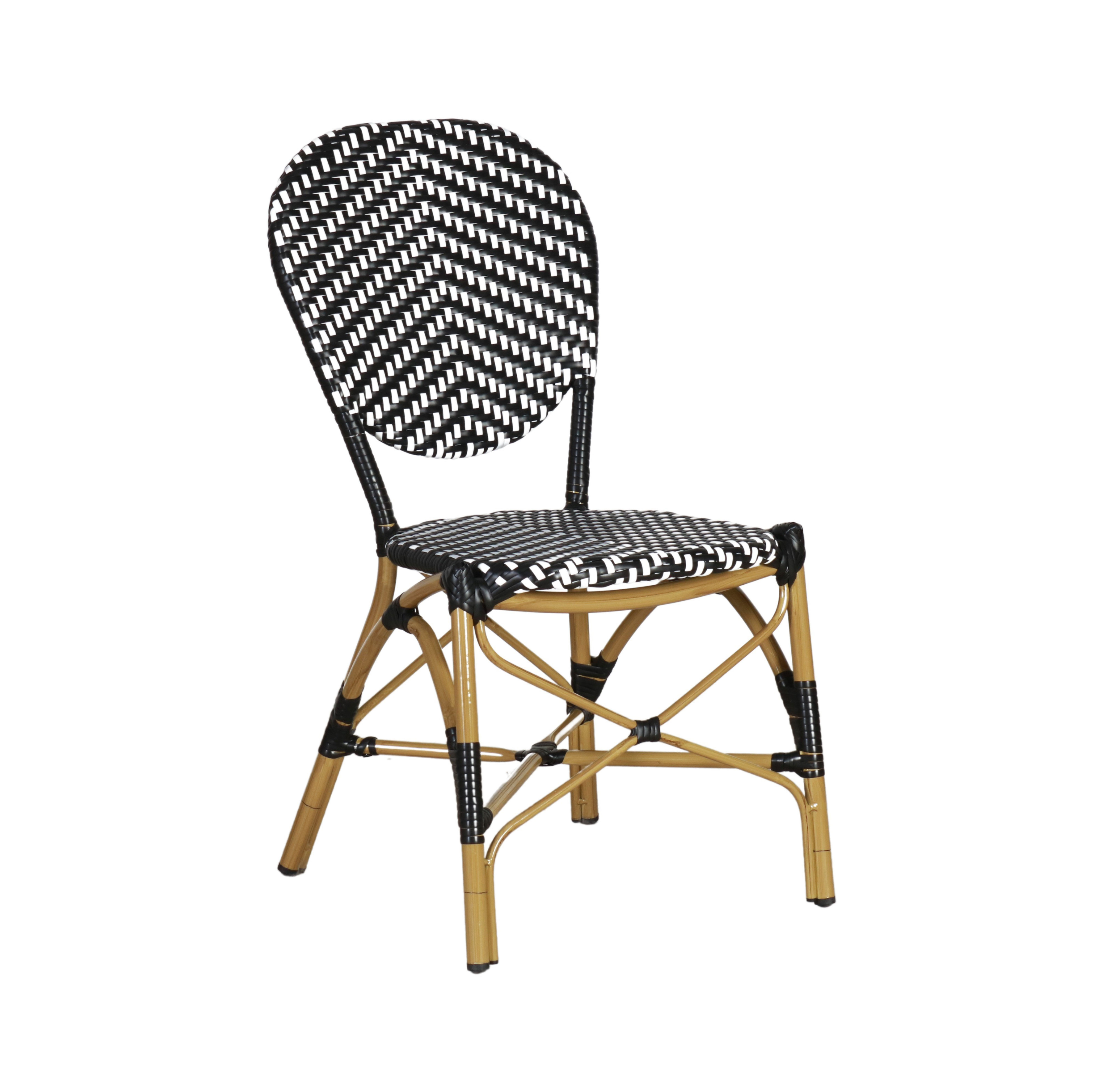 black and white brioche dining chair 