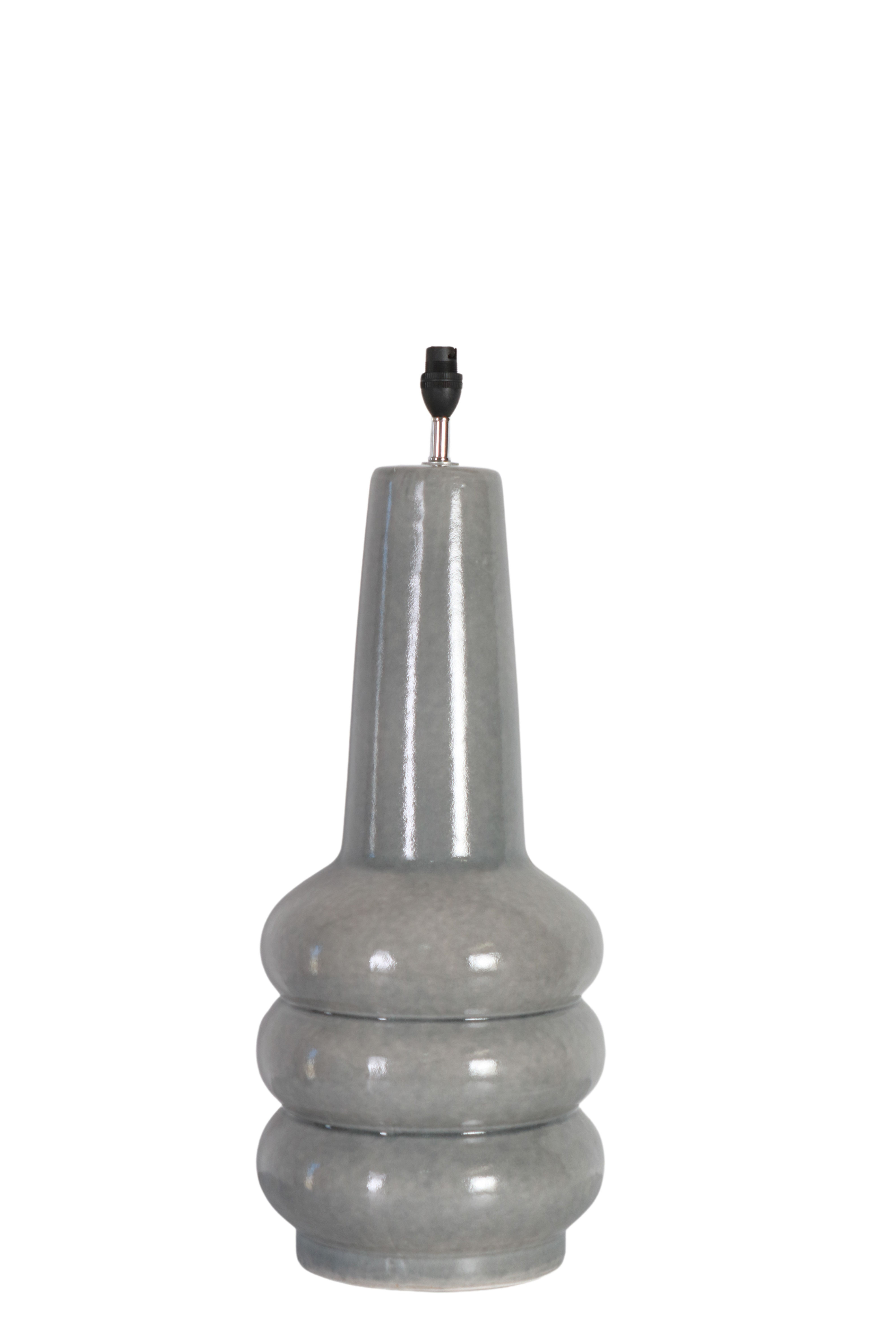 Ceramic grey lamp base 