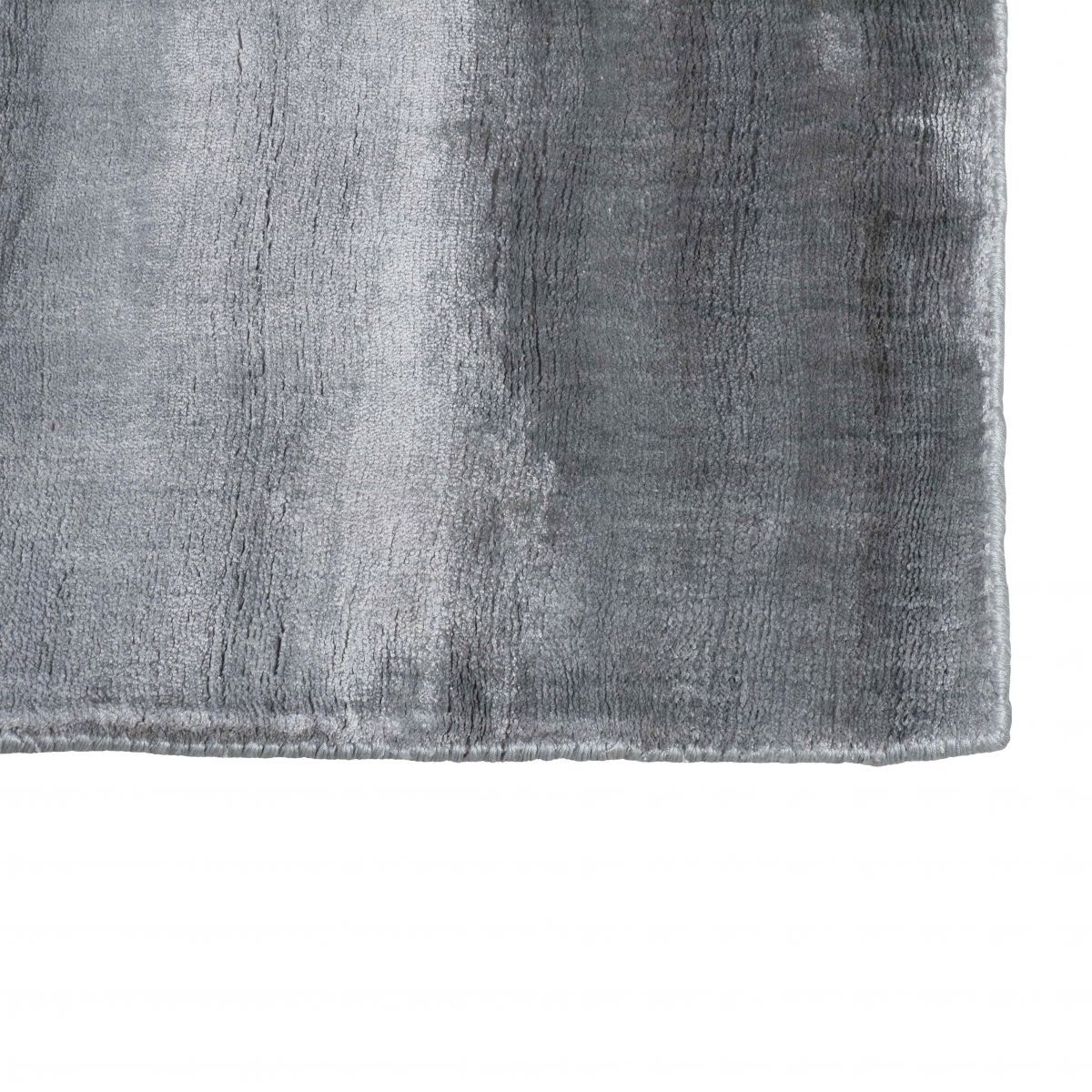 Block & Chisel silver viscose rug