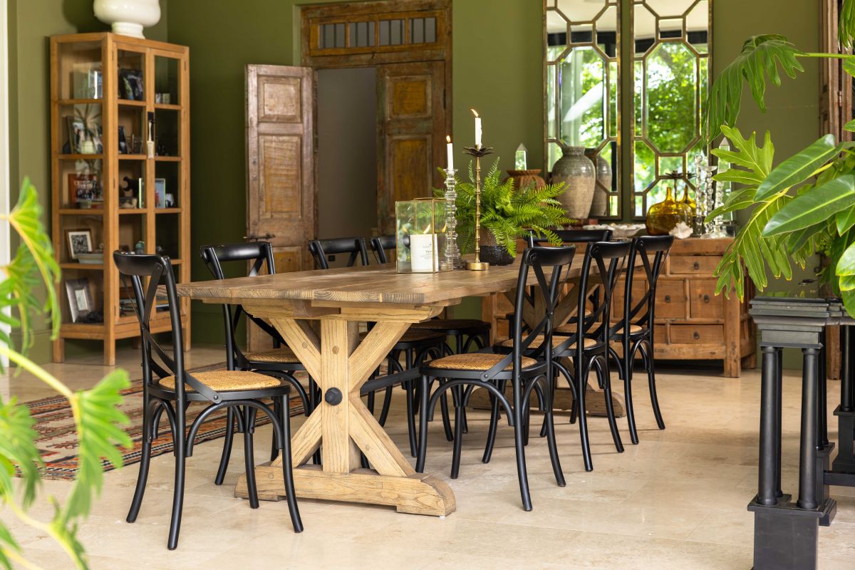 Block and chisel dining table 