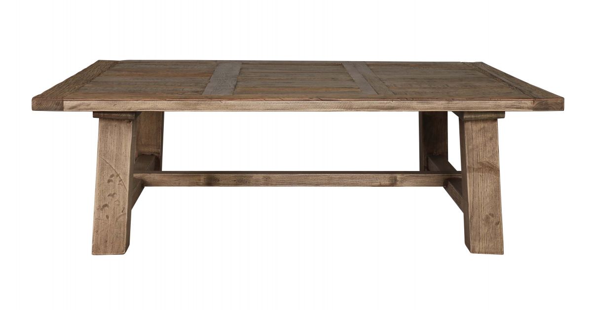 reclaimed oak coffee table 