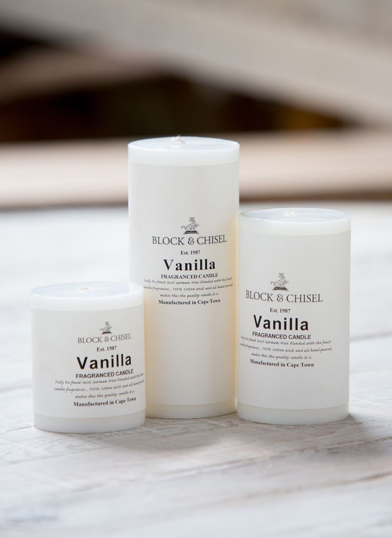 Block & Chisel candles