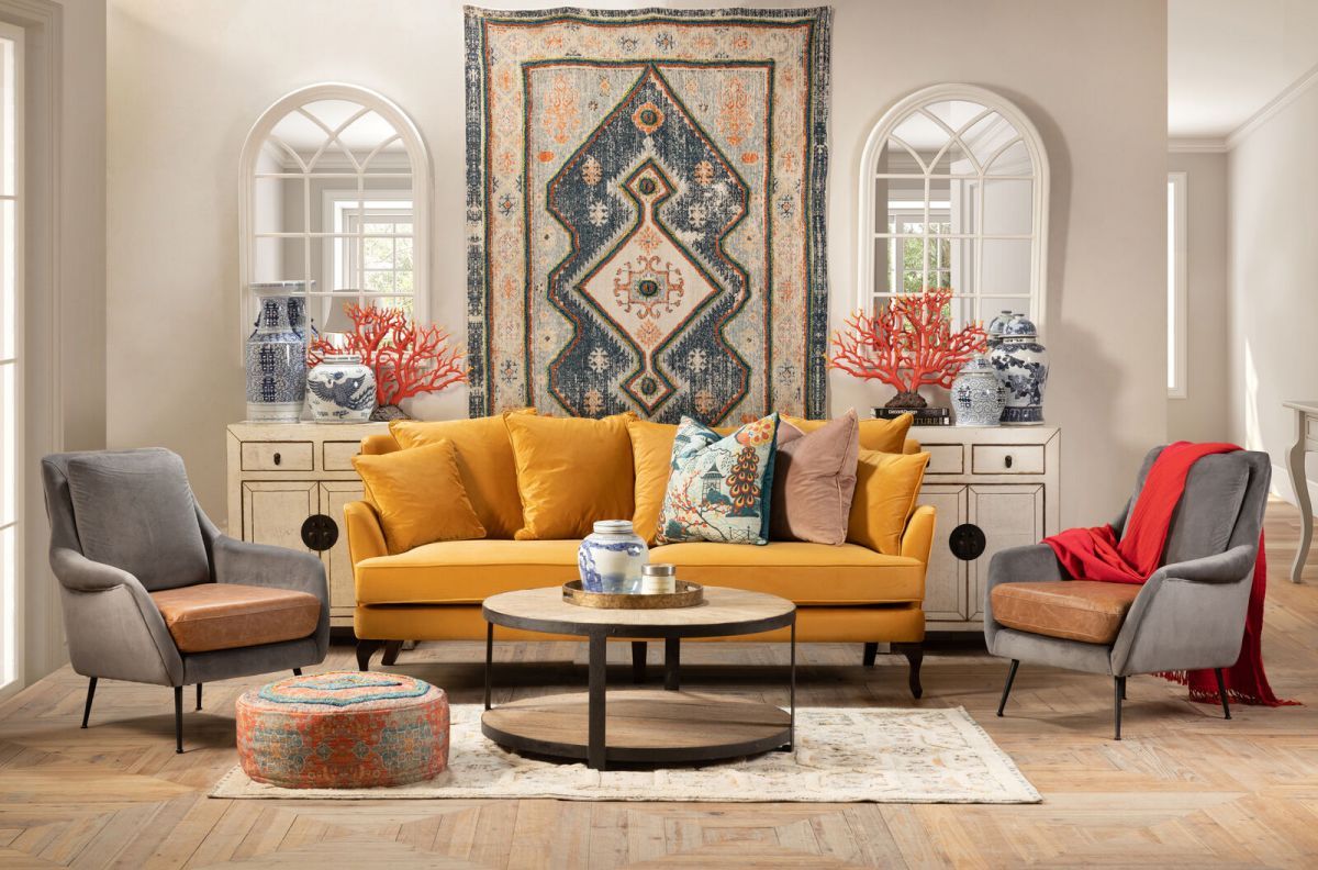 Monroe sofa in orange