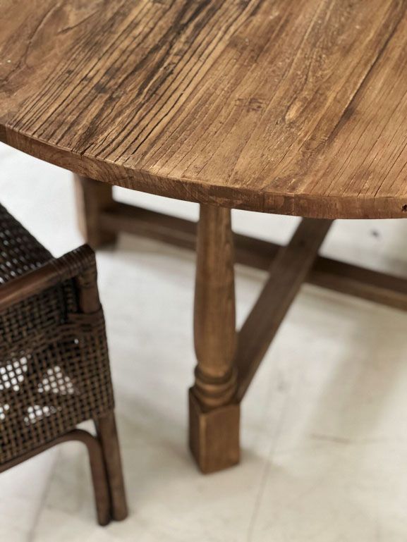 Old Elm dining table