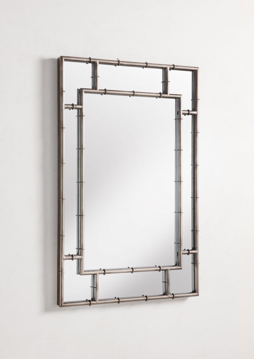 Block & Chisel rectangular mirror