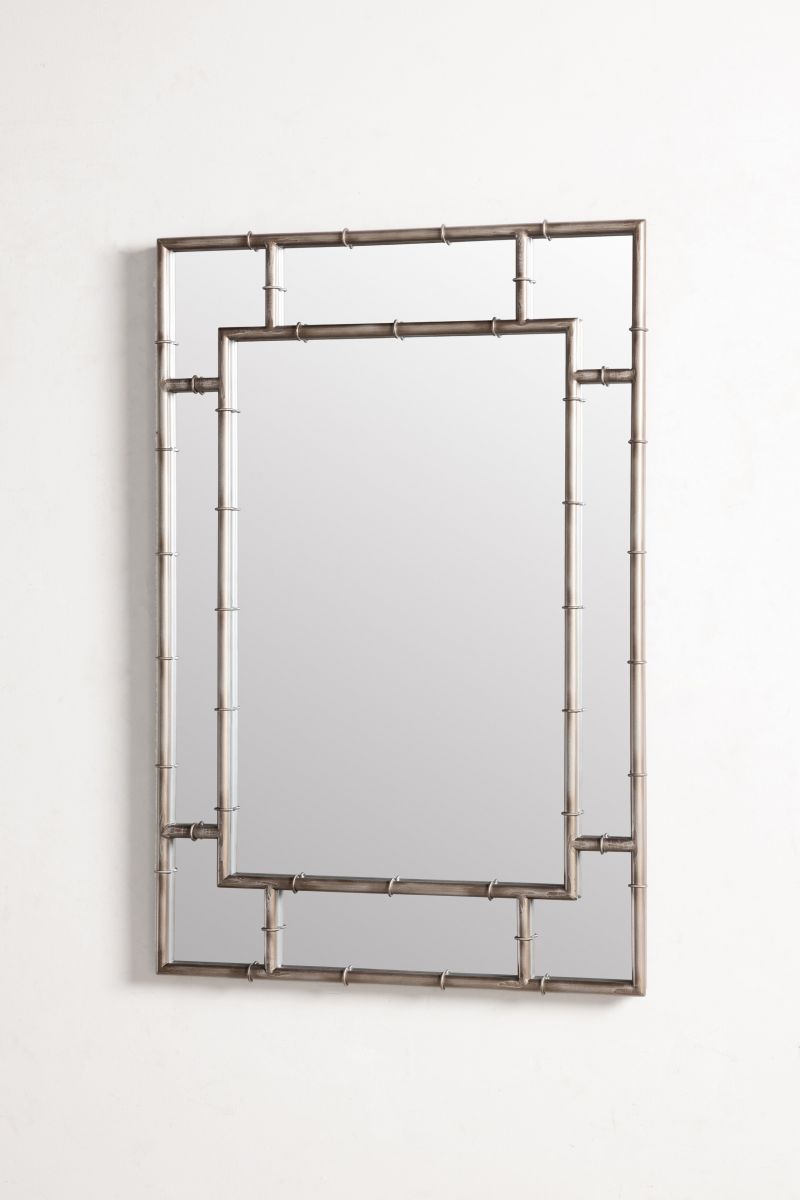 Block & Chisel rectangular mirror