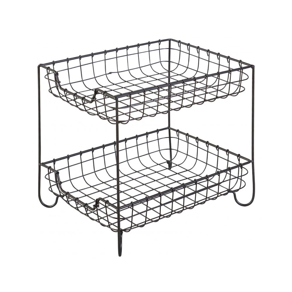 Block & Chisel 2 tier iron stand