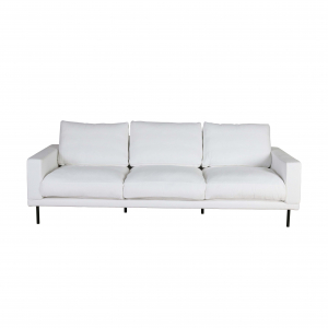 3 seater Lucca sofa in white 