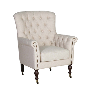 Roseanne chair in speckled beige 